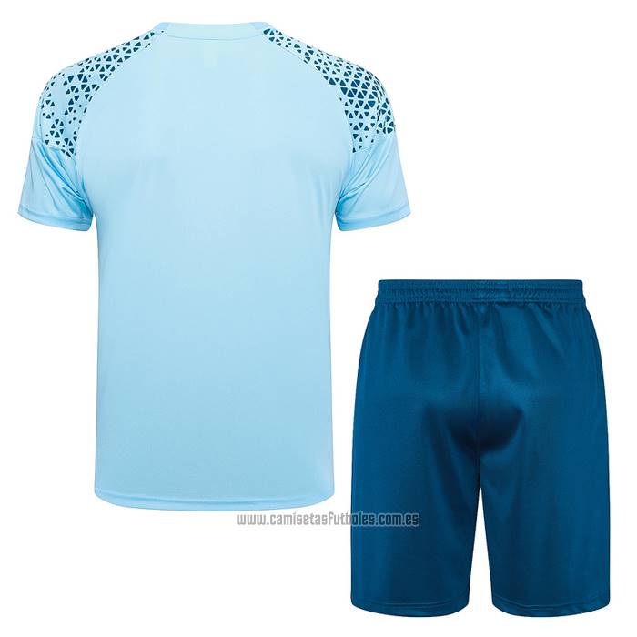 Chandal del Manchester City Manga Corta 2023-2024 Azul - Pantalon Corto